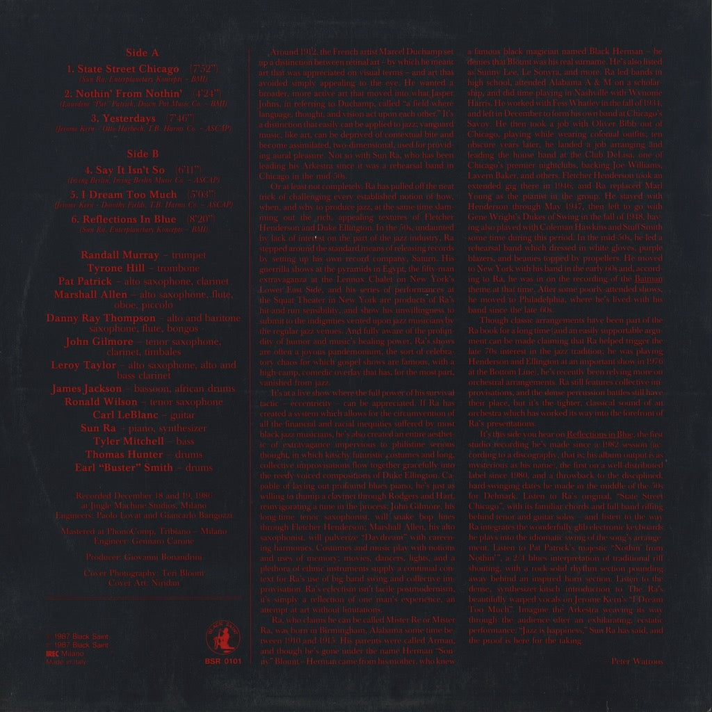 Sun Ra / サン・ラ / Reflections In Blue (BSR 0101)