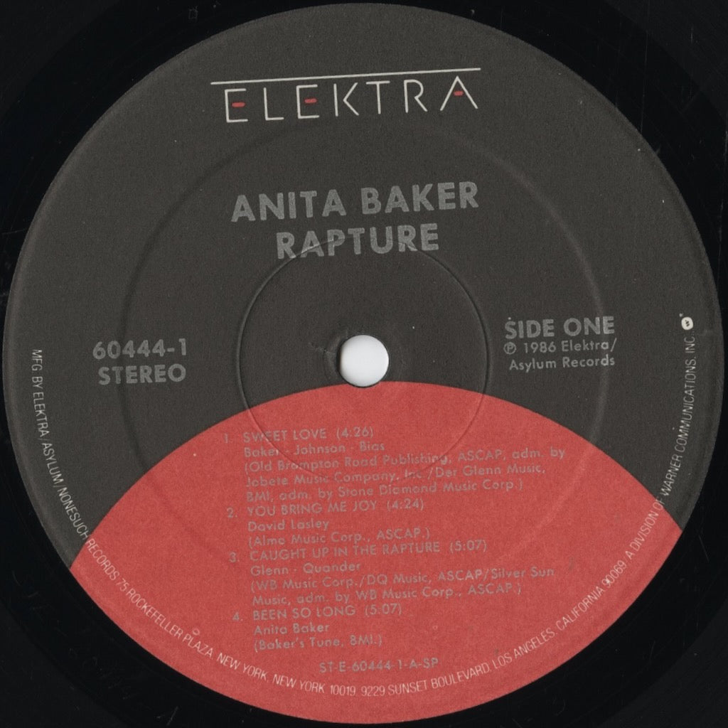 Anita Baker / アニタ・ベイカー / Rapture (60444-1