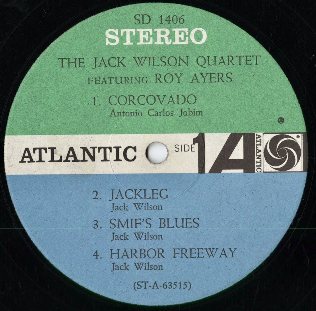 The Jack Wilson Quartet Featuring Roy Ayers (SD 1406) 1963 US Atlantic｜中古LP