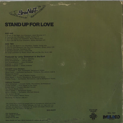 Sho-Nuff - Stand Up For Love (MAL 7407) LP 1982 US Malaco｜中古LP