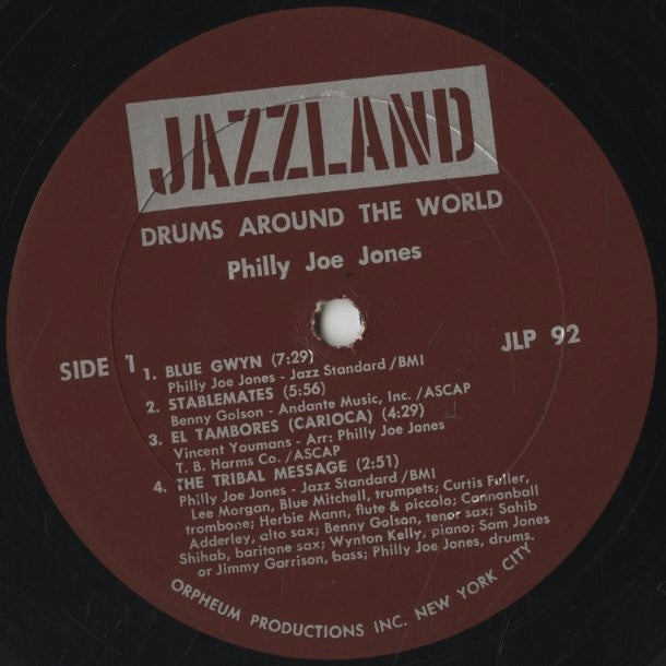 Philly Joe Jones / フィリー・ジョー・ジョーンズ / Drums Around The World (JLP 92) –  VOXMUSIC WEBSHOP