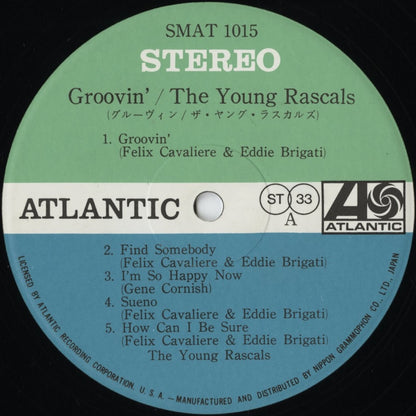 The Young Rascals - Groovin' (SMAT-1015) LP 1967 JPN Atlantic