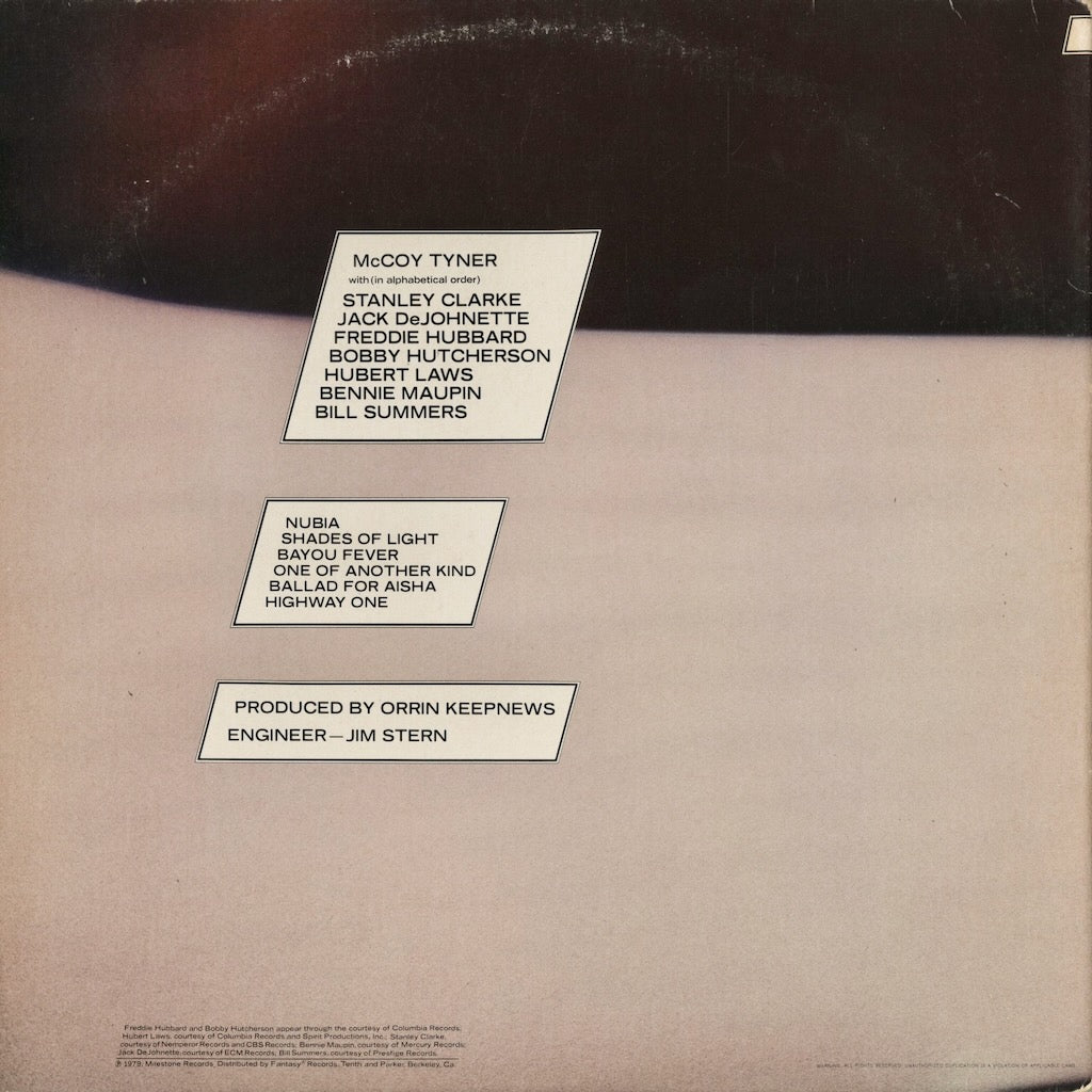 McCoy Tyner - Together (M-9087) 1978 US Milestone｜中古LP