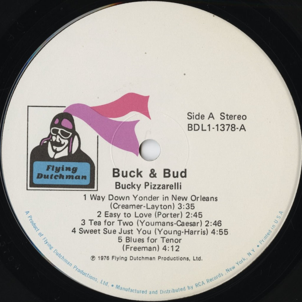 Bucky Pizzarelli & Bud Freeman – Buck & Bud (BDL1-1378) LP 1976 US Flying Dutchman | 中古LP