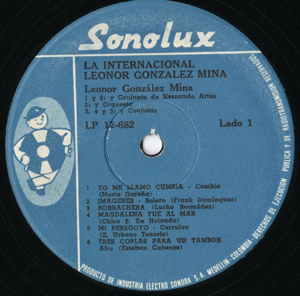 Leonor González Mina - ¡La Internacional! (LP 12-682) LP 1968 コロンビア Sonolux｜中古LP