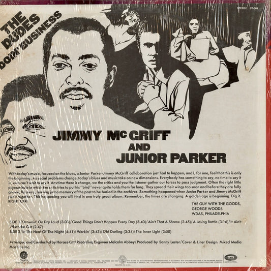 Jimmy McGriff And Junior Parker - The Dudes Doin' Business (ST-569) LP 1971 US Capitol｜中古LP