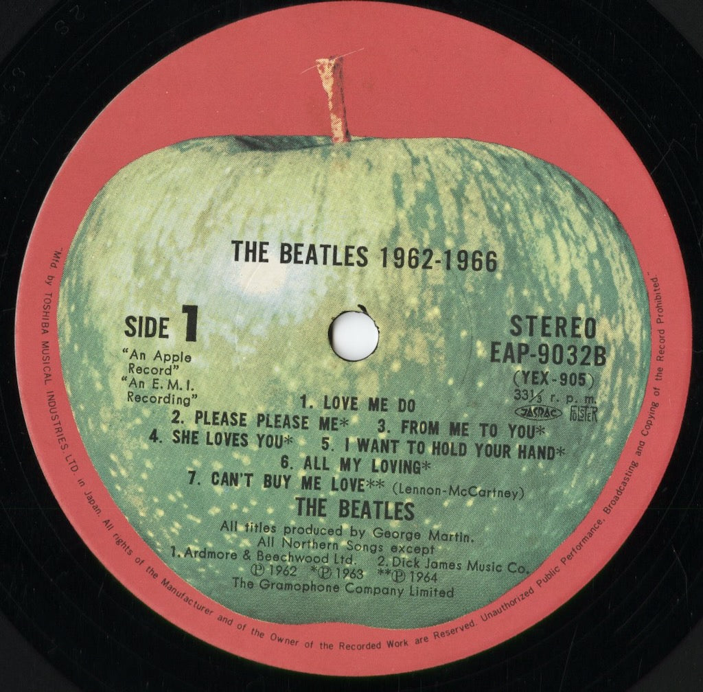 The Beatles - 1962-1966 EAS-77003~4 | 中古レコード 通販 | VOXMUSIC