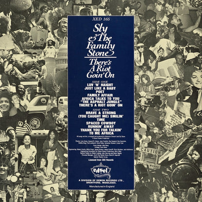 Sly & The Family Stone / スライ＆ザ・ファミリー・ストーン / There's A Riot Goin' On (XED 165)