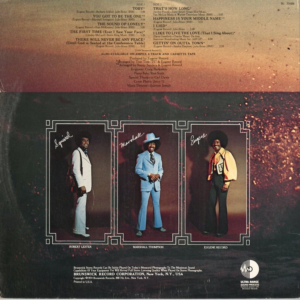 The Chi-Lites – Toby (BL 754200) LP 1974 US Brunswick | 中古LP