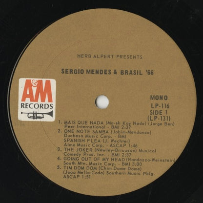 Sergio Mendes / セルジオ・メンデス・アンド・ブラジル66 / Herb Alpert Presents -MONO (LP-116)