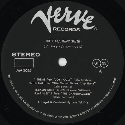 Jimmy Smith - The Cat (MV 2065) LP 1973 JPN Verve｜中古LP