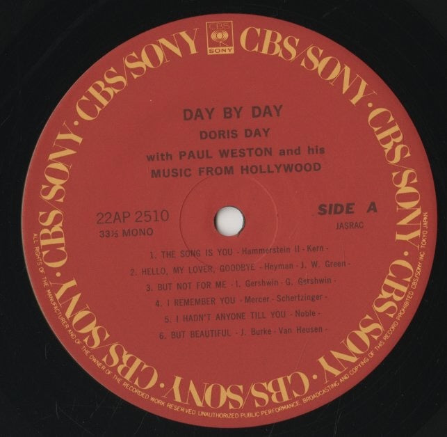Doris Day / ドリス・デイ / Day By Day (22AP 2510)