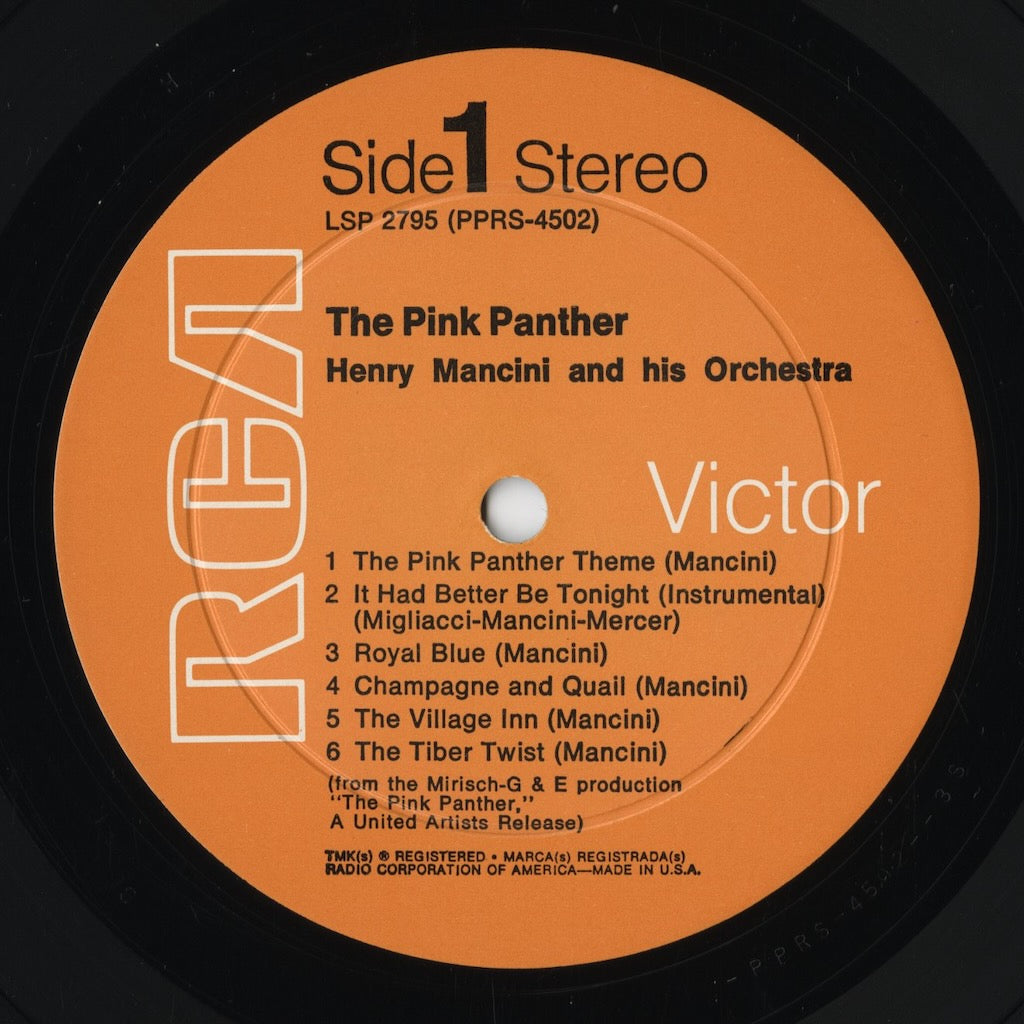 Henry Mancini – The Pink Panther -OST (LSP 2795) LP 1963 US RCA Victor | 中古LP