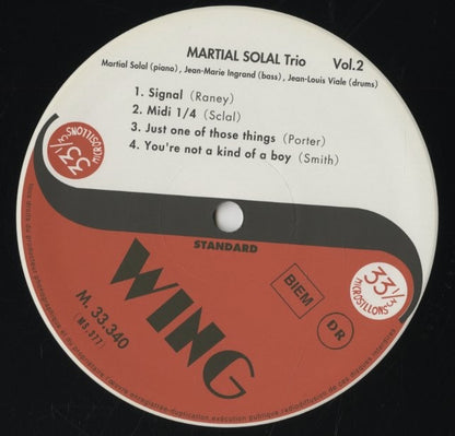 Martial Solal / マーシャル・ソラール / Martial Solal Trio Vol. 2 (BVJJ-2934)