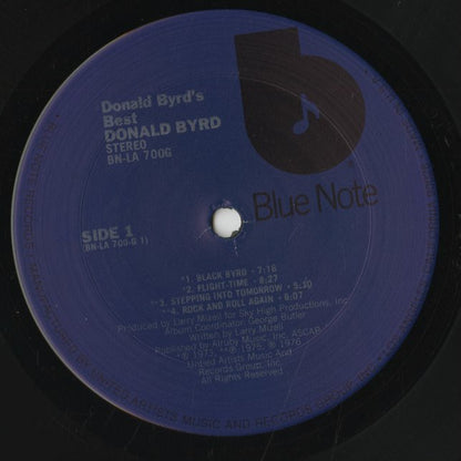 Donald Byrd / ドナルド・バード / Donald Byrd's Best (BN-LA700-G)