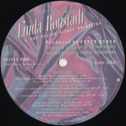 Linda Ronstadt - What's New (60260) LP 1983 US Asylum｜中古LP