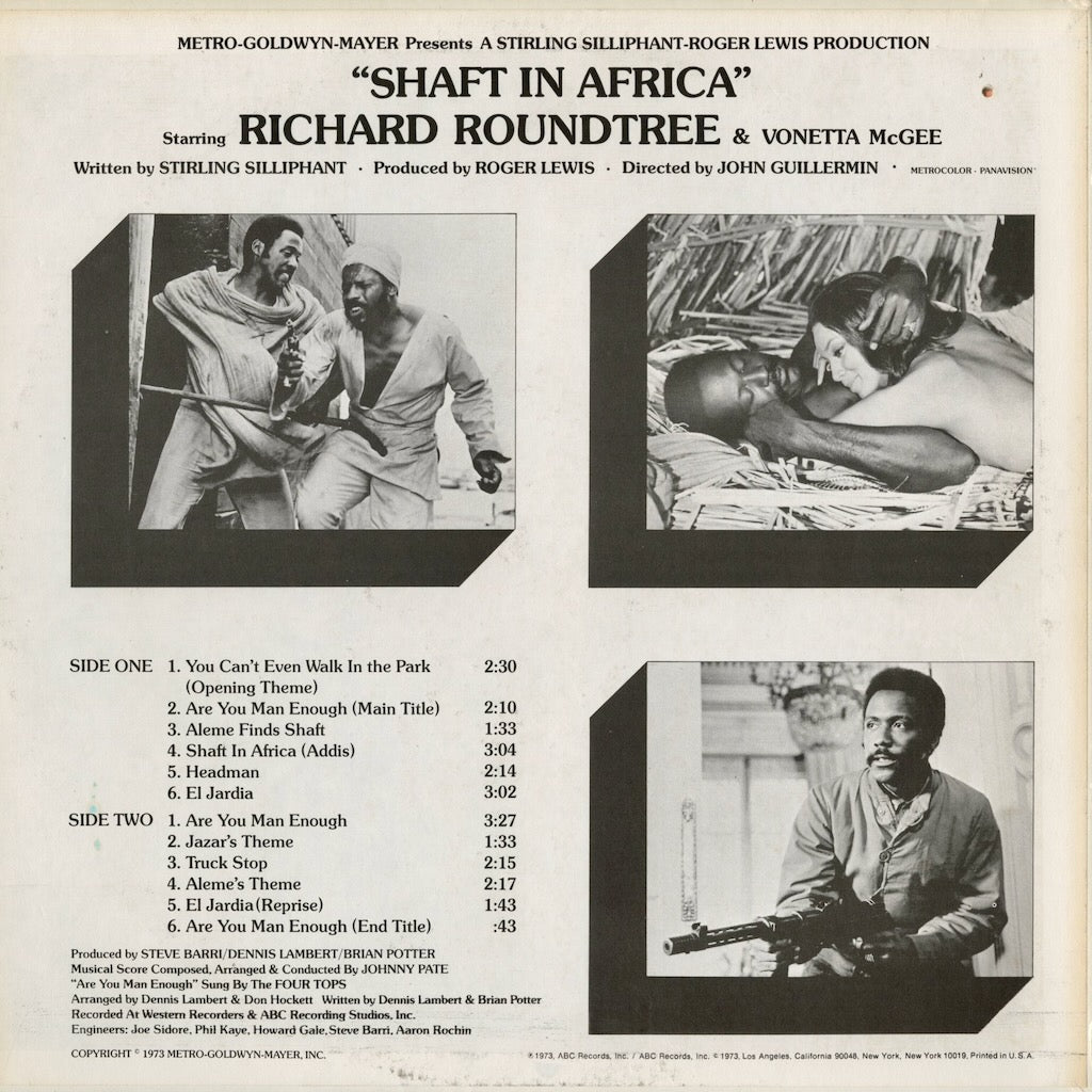 Johnny Pate - Shaft In Africa - OST (ABCX-793) LP 1973 US ABC｜中古LP