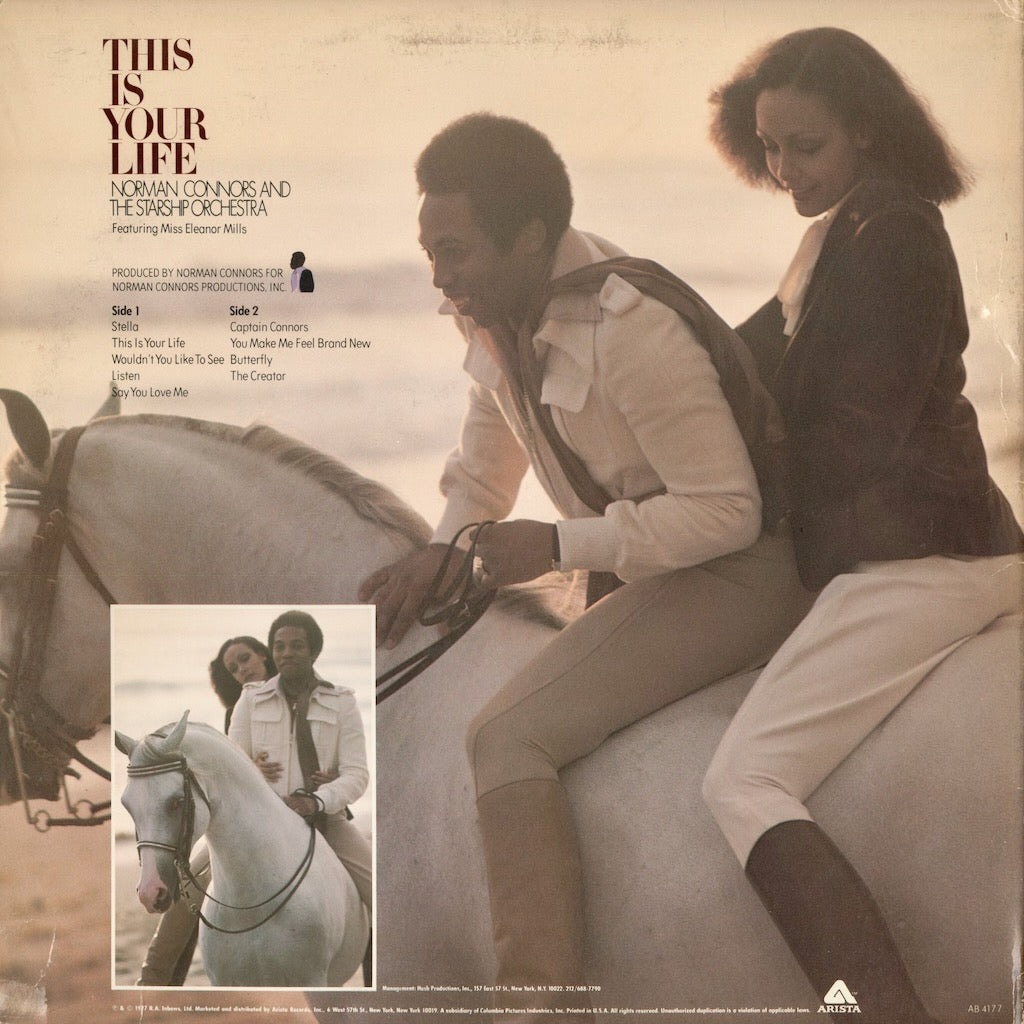 Norman Connors – This Is Your Life (AB 4177) 1977 US Arista｜中古LP