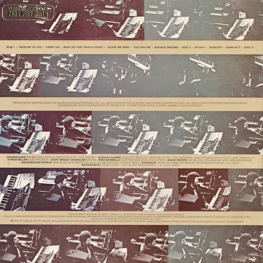 George Duke - From Me To You (PE 34469) LP 1977 US Epic｜中古LP