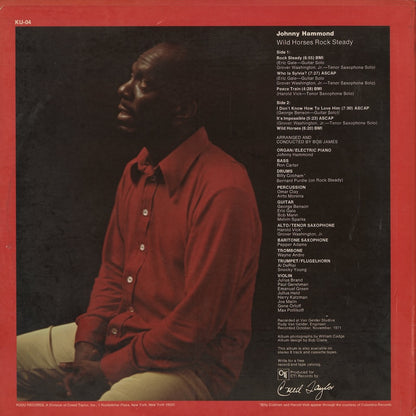 Johnny Hammond / ジョニー・ハモンド / Wild Horses Rock Steady (KU-04)