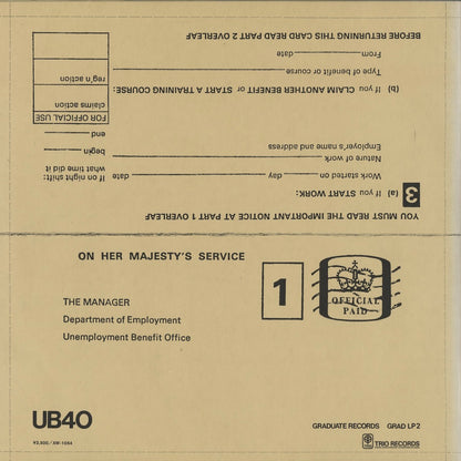 UB40 / / Signing Off (AW-1054)