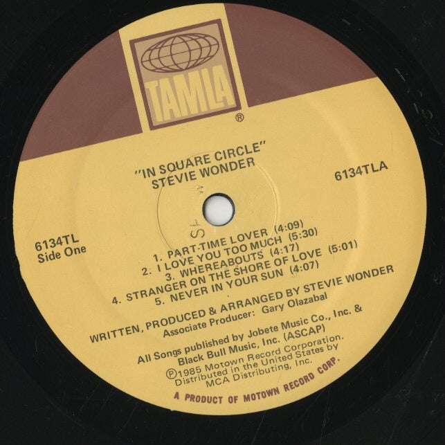 Stevie Wonder / スティーヴィ・ワンダー / In Square Circle (6134TL)