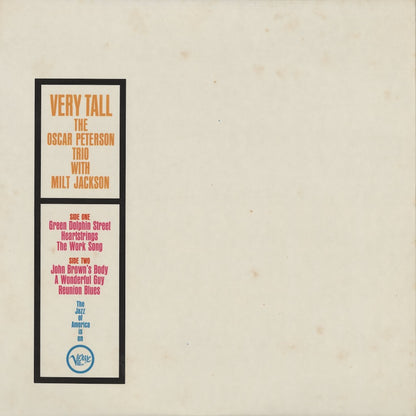 Oscar Peterson / オスカー・ピーターソン / Very Tall (V6 8429) US盤