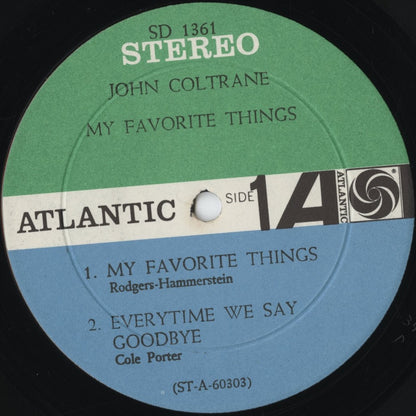 John Coltrane – My Favorite Things (SD 1361) LP 1962 US Atlantic | 中古LP