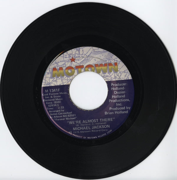 Michael Jackson / マイケル・ジャクソン / We're Almost There / Take Me Back -7 (M ...