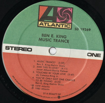 Ben E. King – Music Trance (SD 19269) LP 1980 US Atlantic｜中古LP