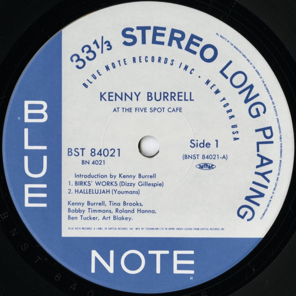 Kenny Burrell / ケニー・バレル / On View At The Five Spot Cafe (BN 4021)