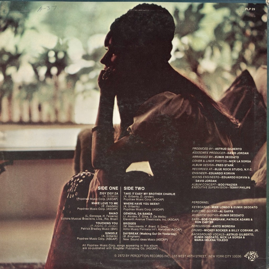 Astrud Gilberto - Now (PLP29) LP 1972 US Perception｜中古LP