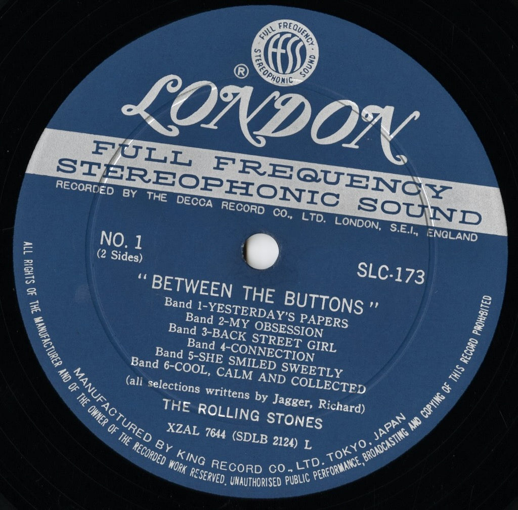 Rolling Stones / ローリング・ストーンズ / Between The Buttons (SLC 173) ペラジャケ仕様