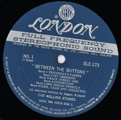 Rolling Stones / ローリング・ストーンズ / Between The Buttons (SLC 173) ペラジャケ仕様