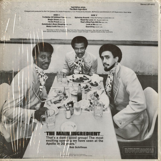 The Main Ingredient - Spinning Around (LSP-4412) 1970 US RCA Victor｜中古LP