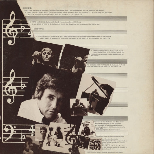 Burt Bacharach / バート・バカラック / Burt Bacharach 1971 (SP3501)