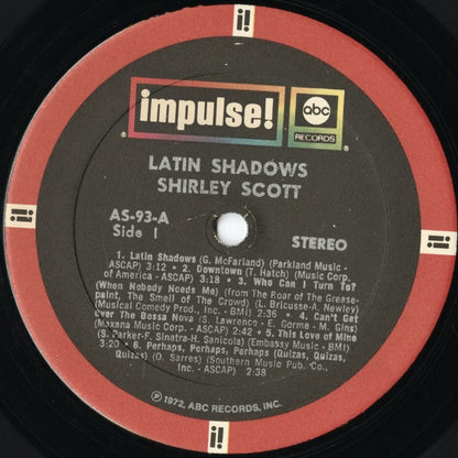Shirley Scott / シャーリー・スコット / Latin Shadows (AS-93)