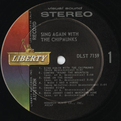 Chipmunks / チップマンクス / Sing Again With The Chipmunks (DLST 7159)