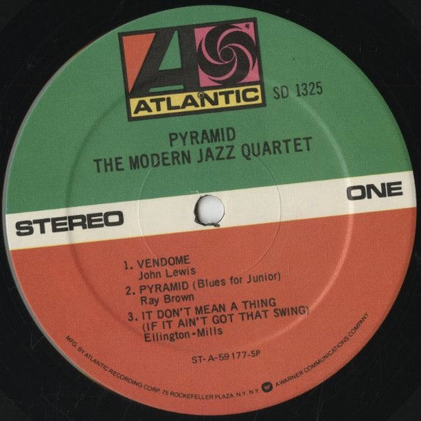 The Modern Jazz Quartet / モダン・ジャズ・カルテット / Pyramid (SD 1325)