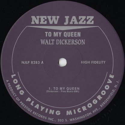 Walt Dickerson - To My Queen (VIJJ-30009) 1992 JPN New Jazz｜中古LP