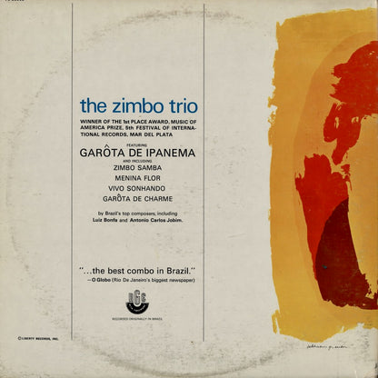 Zimbo Trio - The Zimbo Trio (PJ-10103) LP 1966 US Pacific Jazz｜中古LP