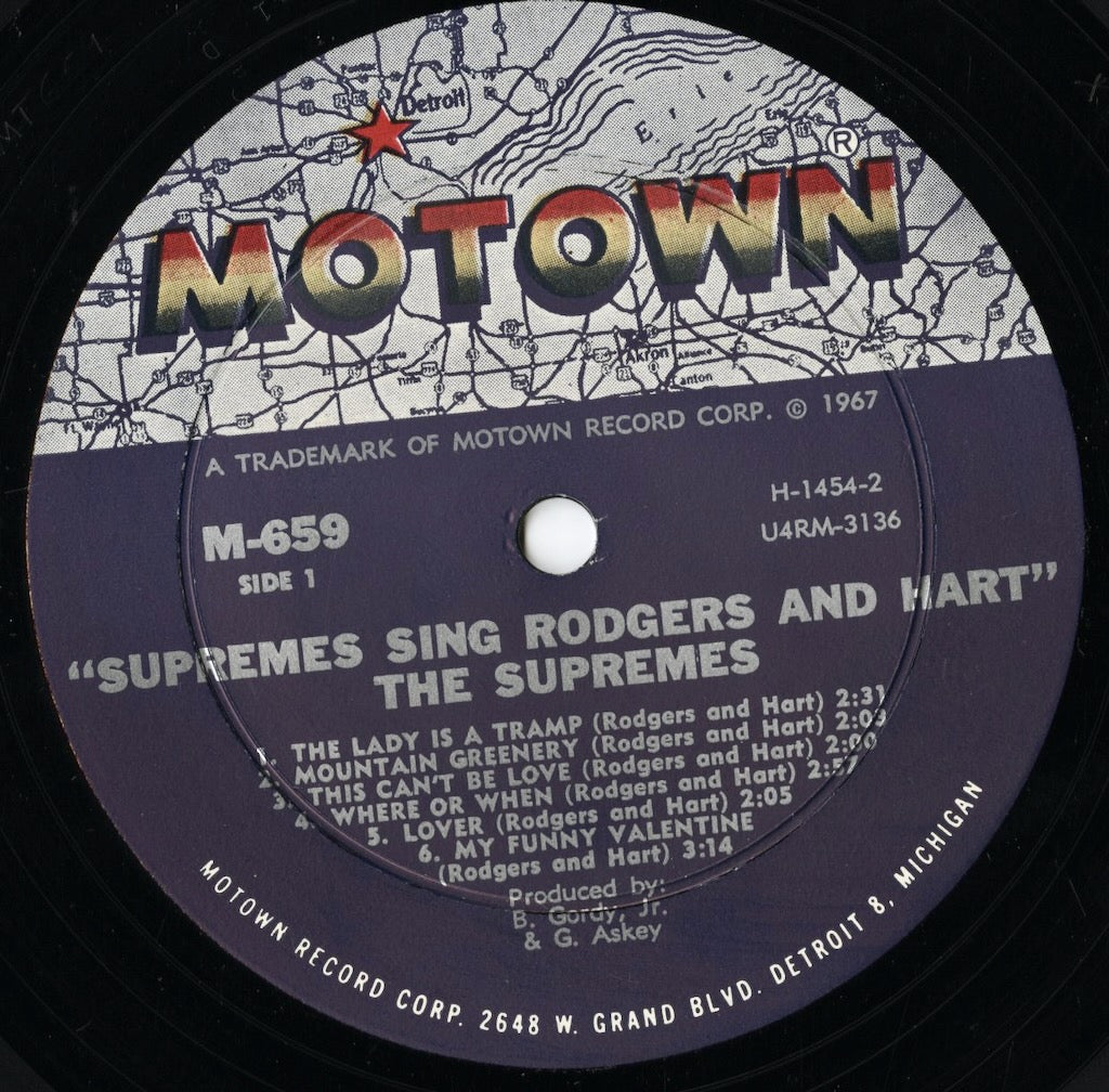 The Supremes / シュプリームス / Sing Rodgers & Hart (M 659)