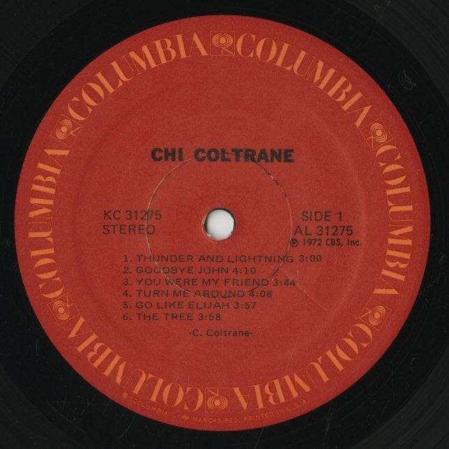 Chi Coltrane / シャイ・コルトレーン / (1972) (KC 31275)