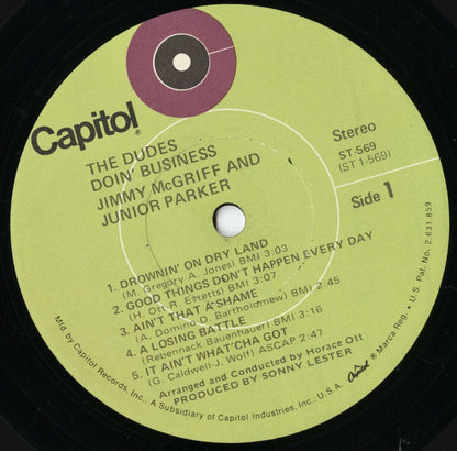Jimmy McGriff And Junior Parker - The Dudes Doin' Business (ST-569) LP 1971 US Capitol｜中古LP