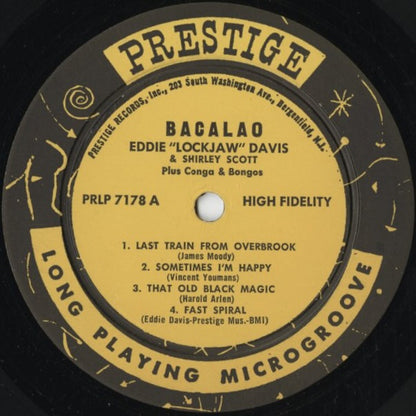 Eddie Lockjaw Davis – Bacalao (PRLP 7178) LP 1960 US Prestige | 中古LP