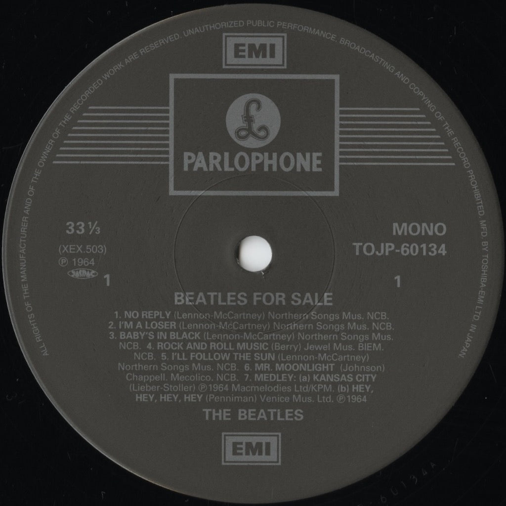 The Beatles - Beatles For Sale (TOJP-60134) 2003 JPN Parlophone｜中古LP