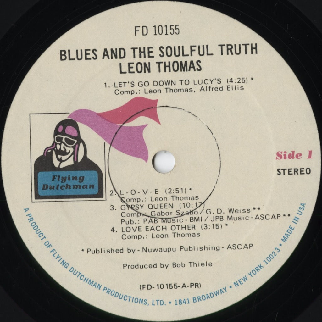 Leon Thomas - Blues And The Soulful Truth (FD 10155) 1973 US Flying Dutchman｜中古LP