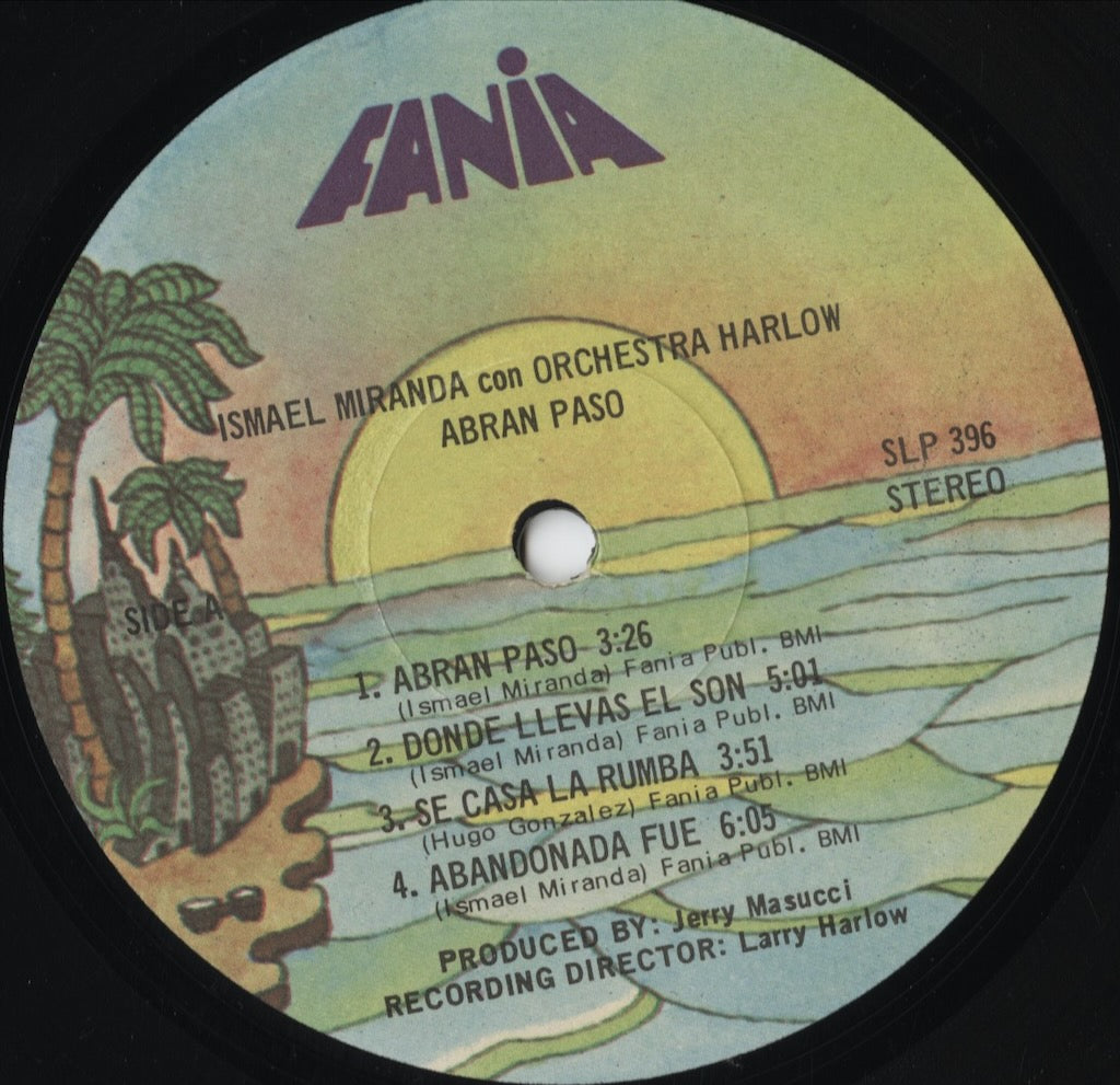 Ismael Miranda, Orchestra Harlow - Abran Paso (SLP 396) LP 1970's US Fania｜中古LP