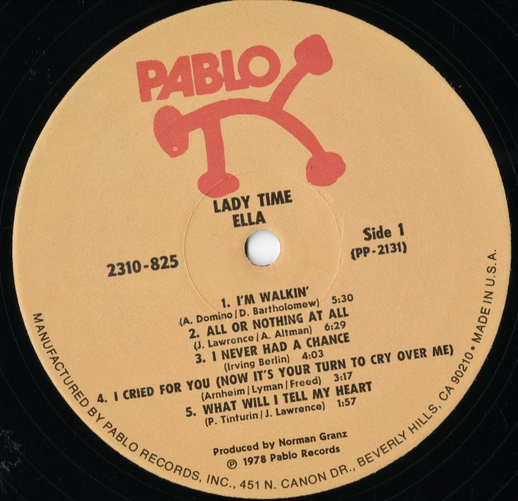 Ella Fitzgerald / エラ・フィッツジェラルド / Lady Time (2310-825)