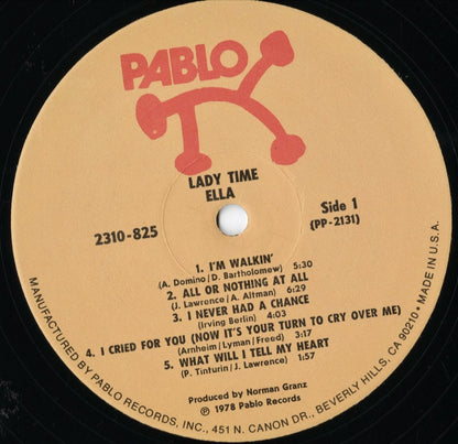 Ella Fitzgerald / エラ・フィッツジェラルド / Lady Time (2310-825)
